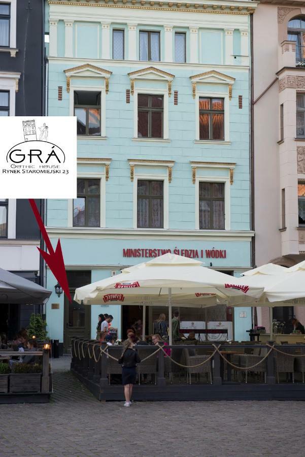 Apartament Gra - Gothic House Stary Toruń Dış mekan fotoğraf