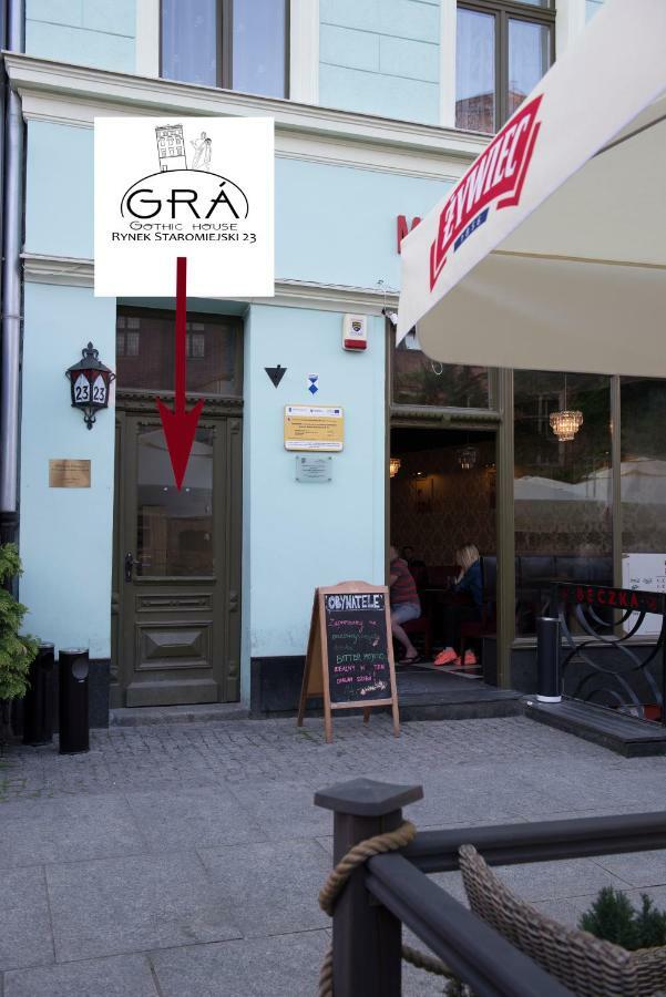 Apartament Gra - Gothic House Stary Toruń Dış mekan fotoğraf